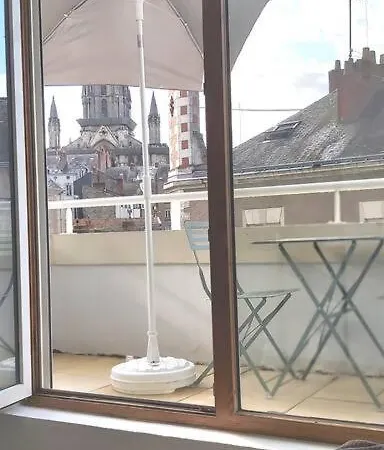 Cosy Centre-ville, Balcon Nantes